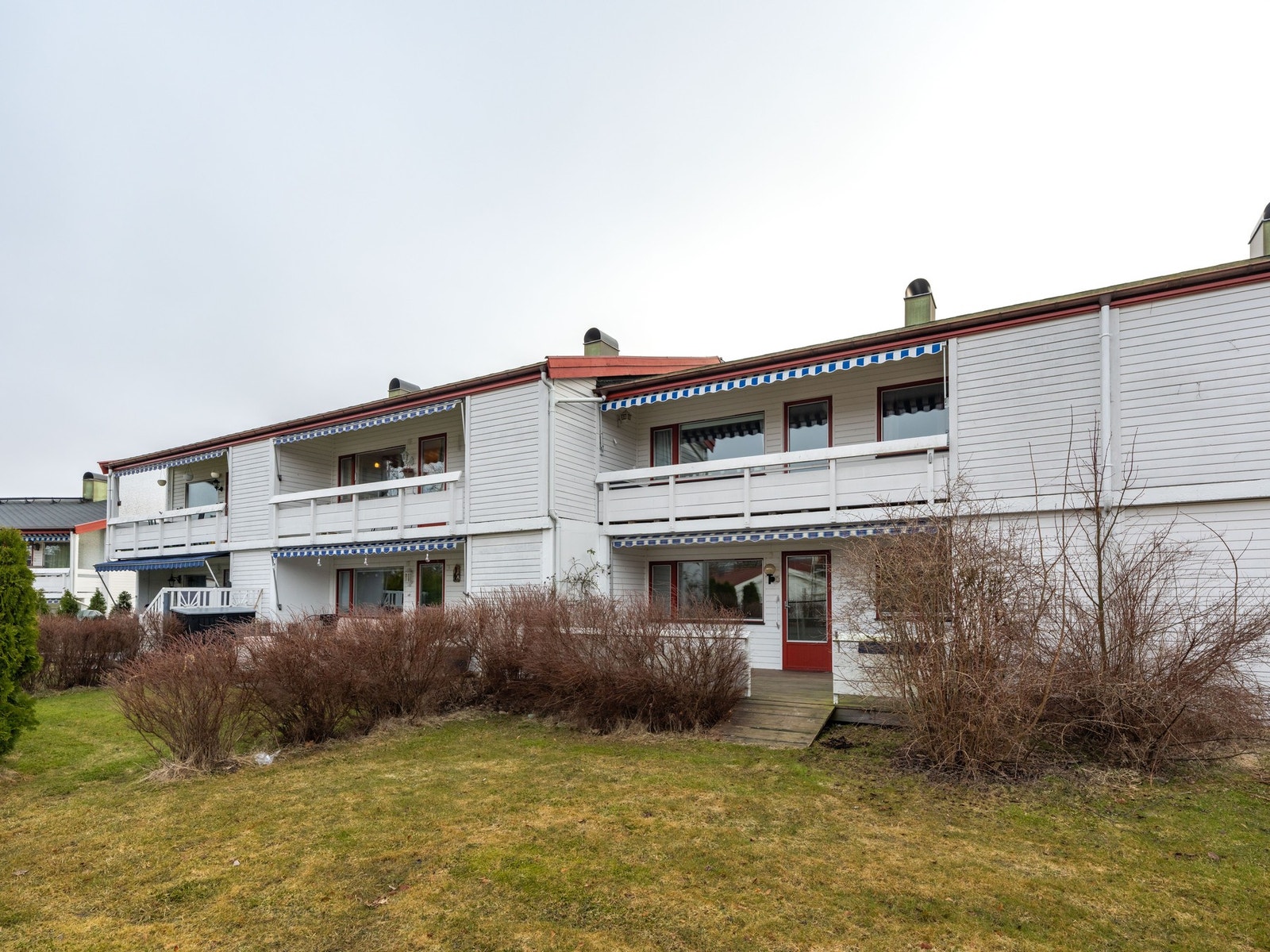 Fra markterrassen har man direkte utgang til fellesarealer. Galleribilde