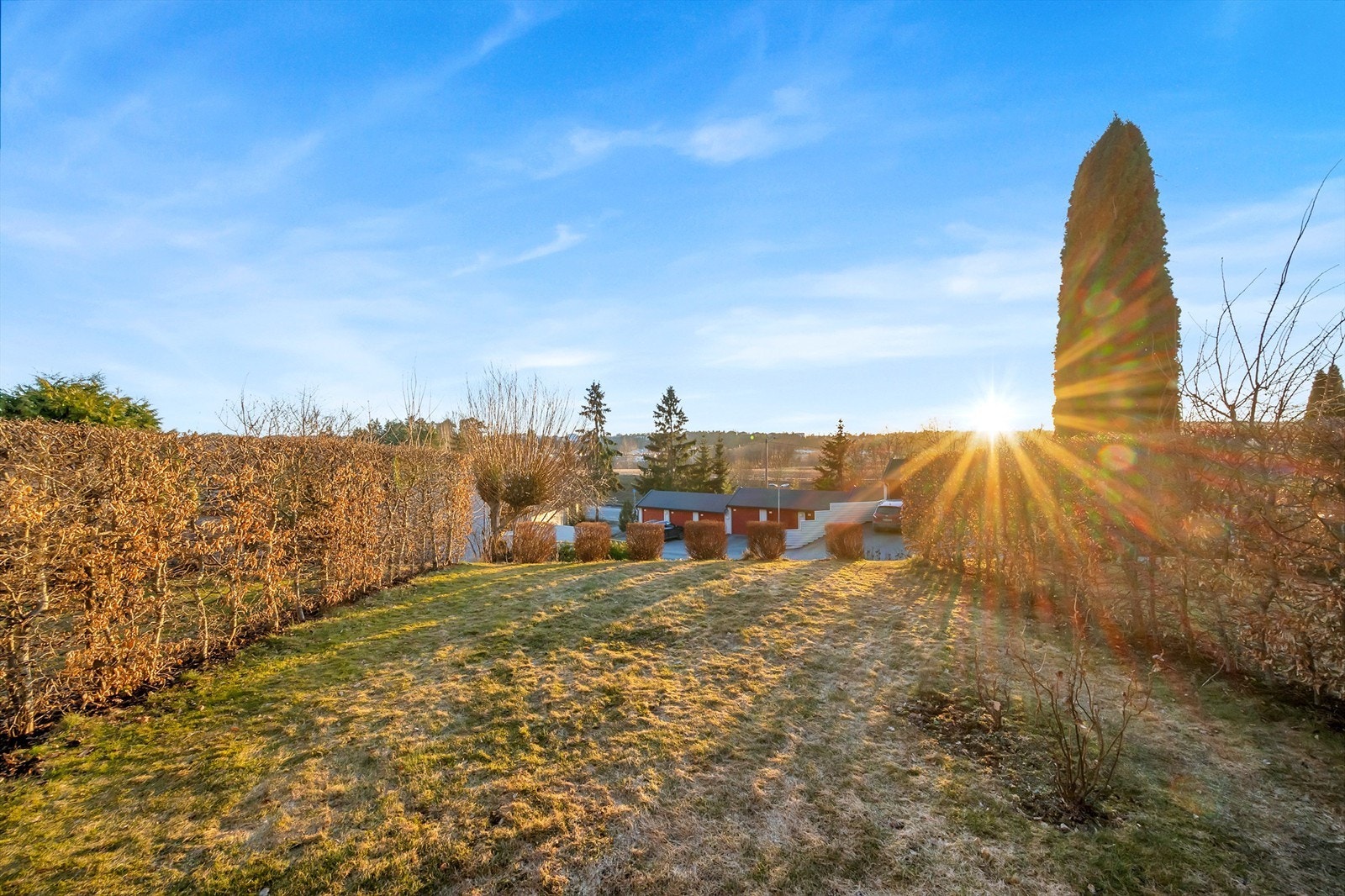 Stor og skjermet hagedel. Galleribilde