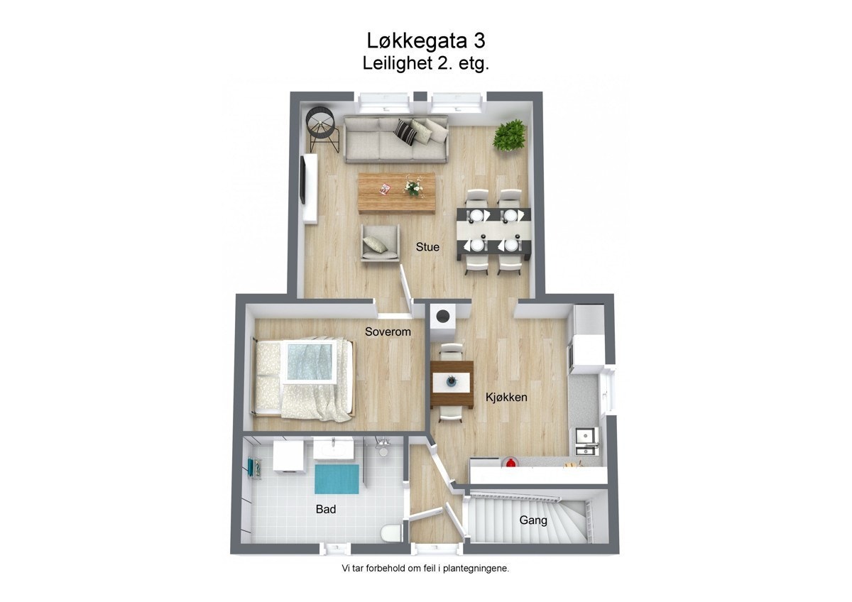 Plantegning Galleribilde