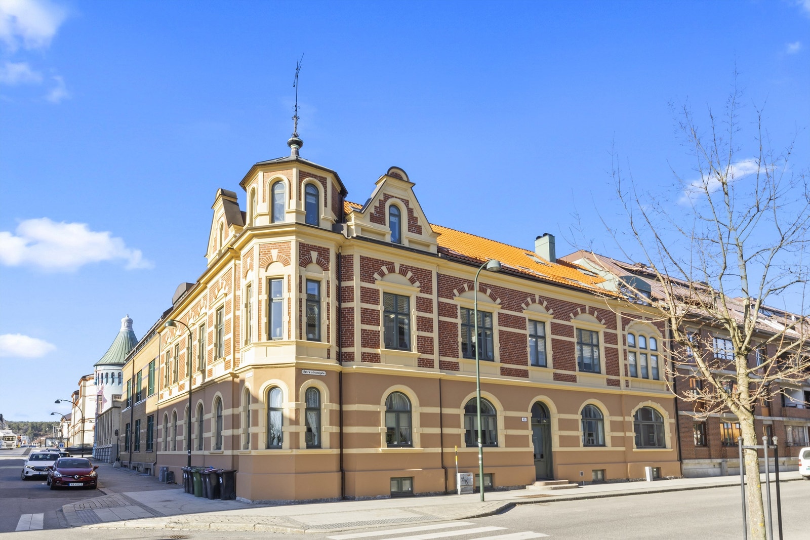 Flott fasade og arkitektur Galleribilde