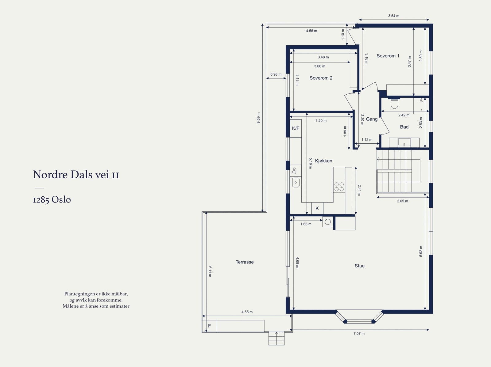 Plantegning 1. etasje. Galleribilde