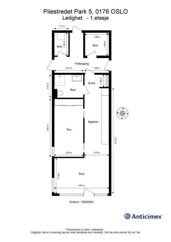 Plantegning. Galleribilde