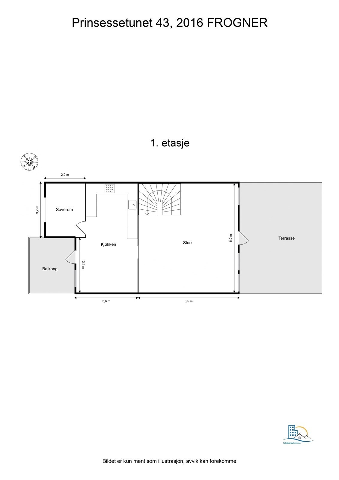 Plantegning - 1. etasje Galleribilde