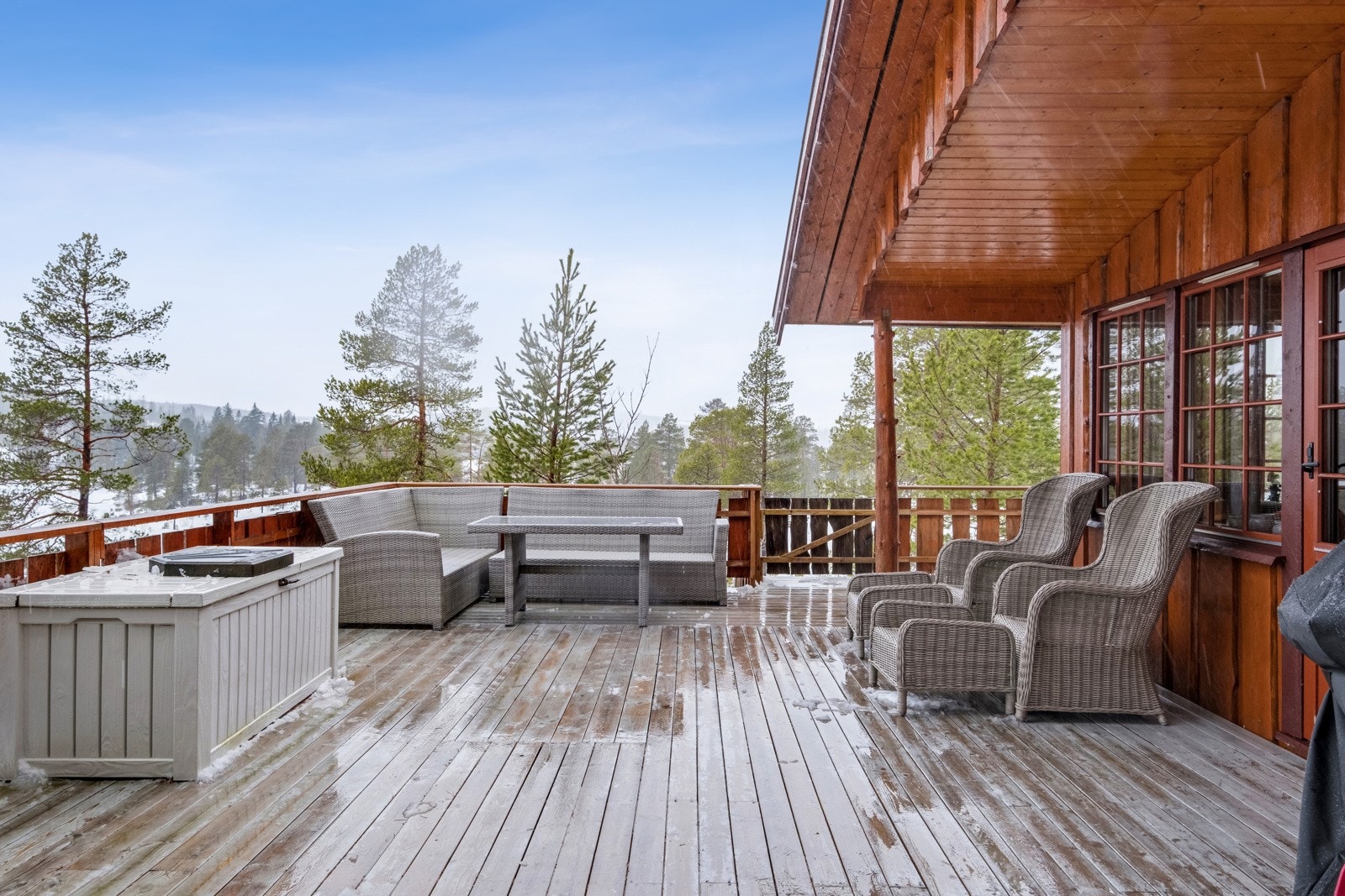 Stor og fin veranda på 43m² Galleribilde