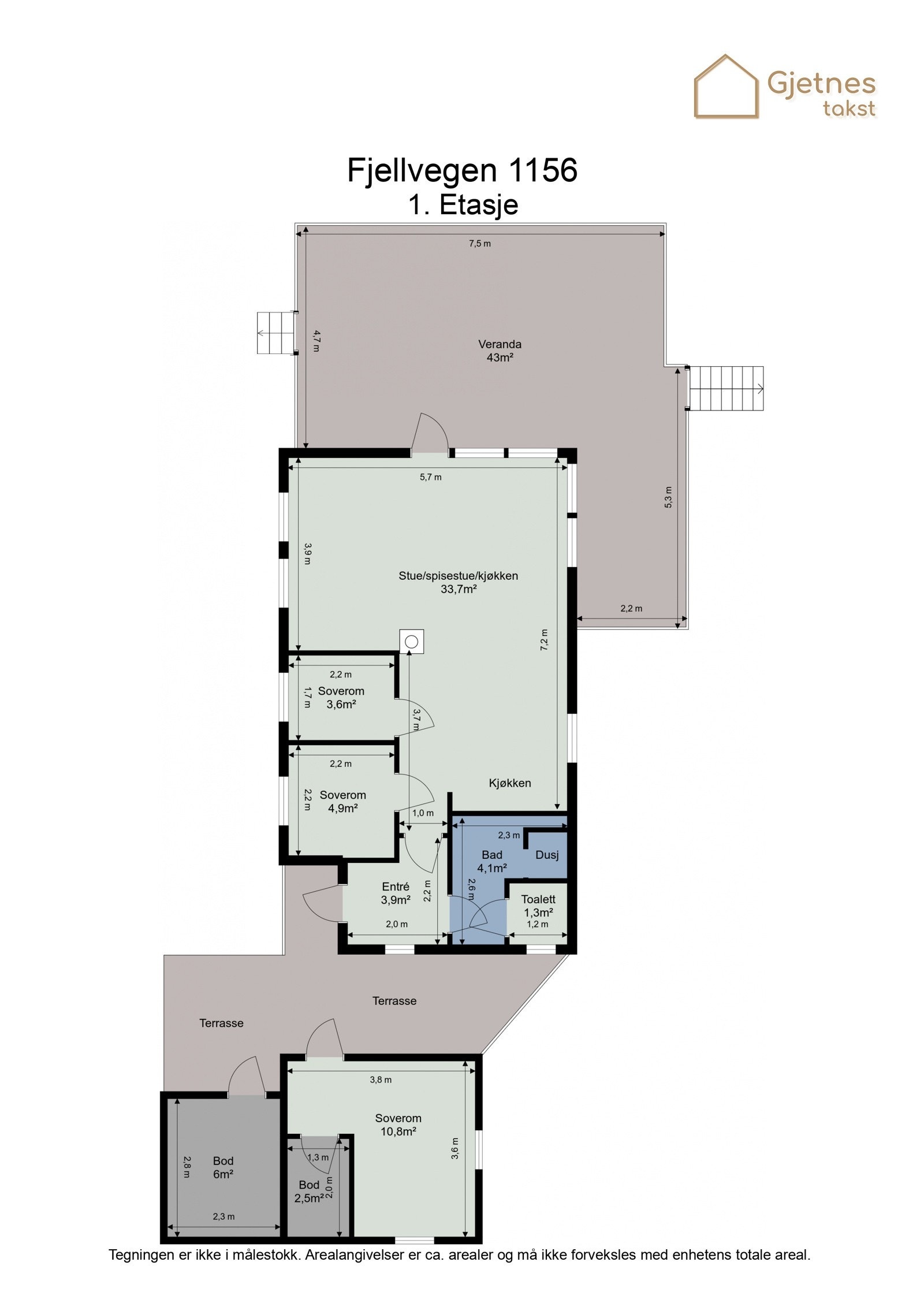 Plantegning Galleribilde