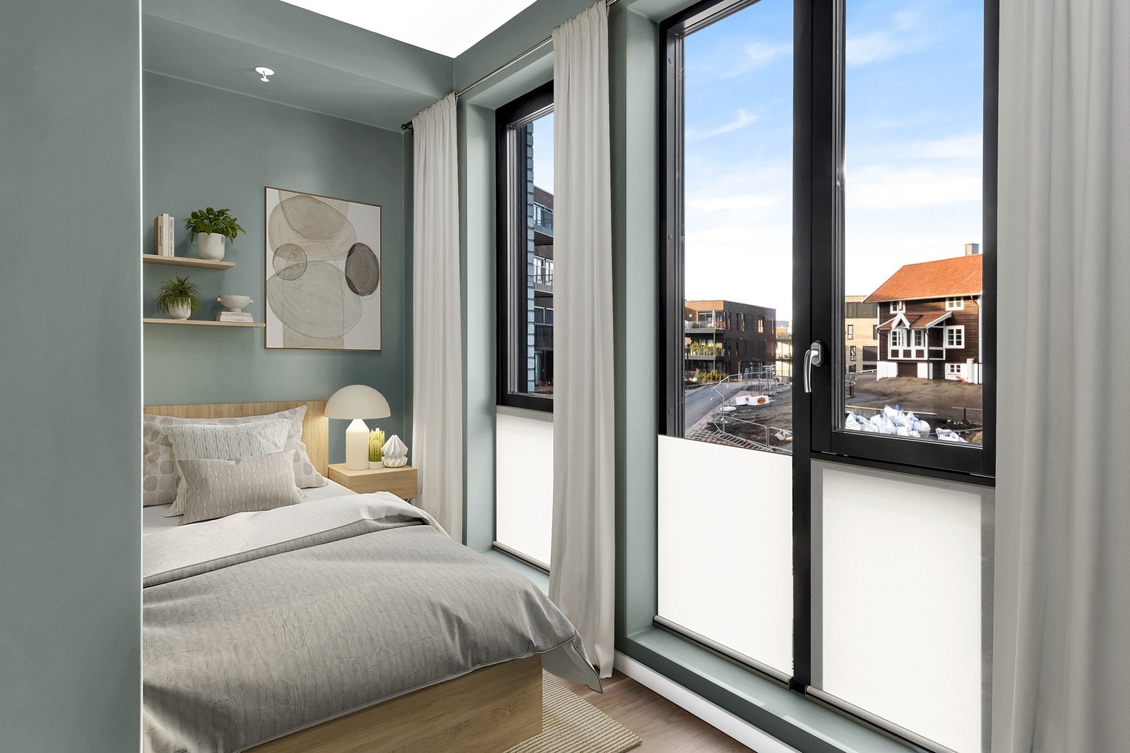 Rommene har flere muligheter og kan enkelt brukes som gjesterom, hjemmekontor eller hobbyrom. Galleribilde