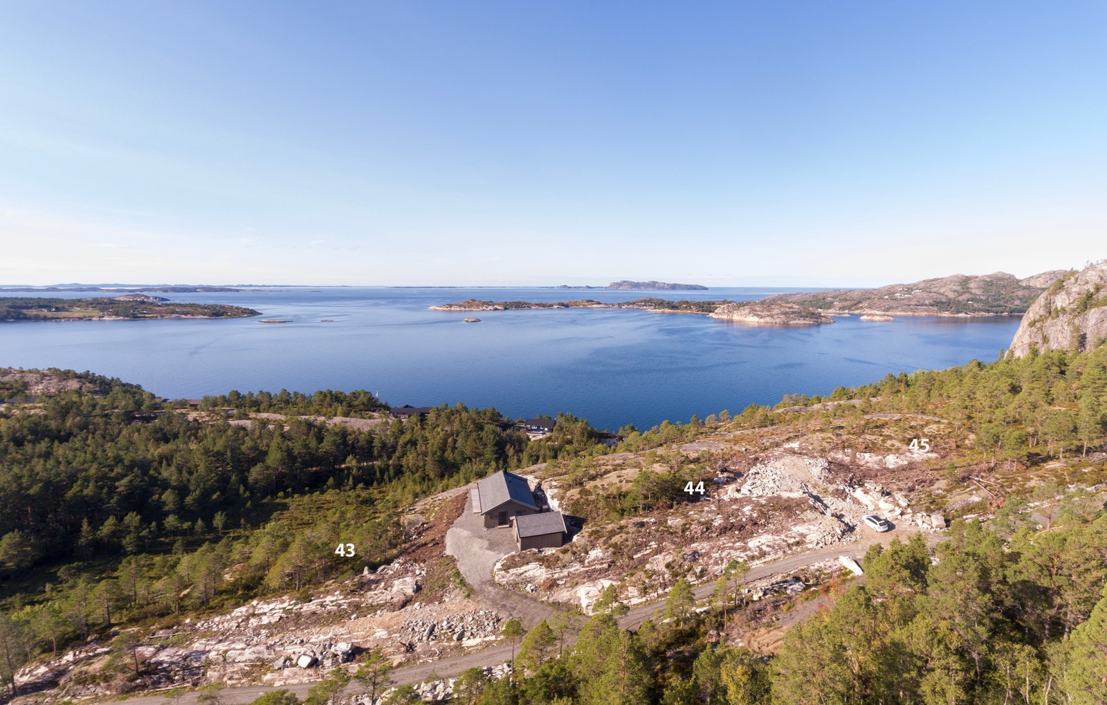 Et utvalg av tomtene i øvre del 20, 21, 29, 30, 31, 41, 42, 43, 44 og 45 Galleribilde