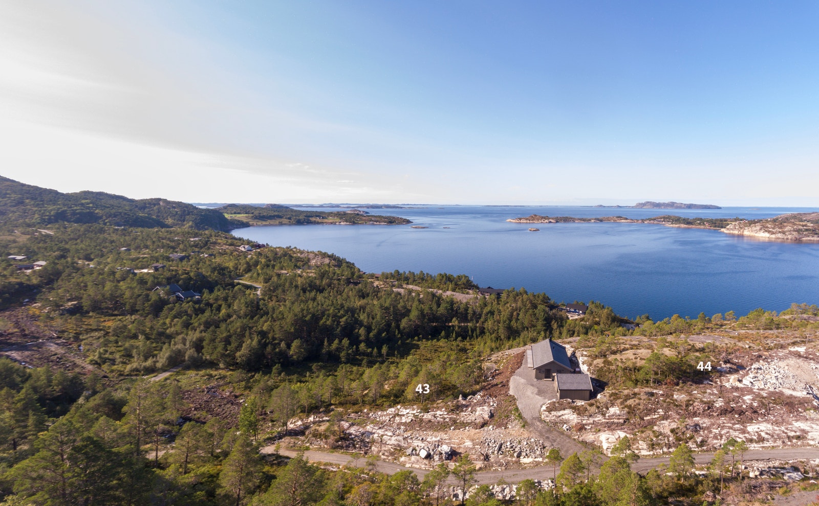 Et utvalg av tomtene i øvre del 20, 21, 29, 30, 31, 41, 42, 43, 44 og 45 Galleribilde