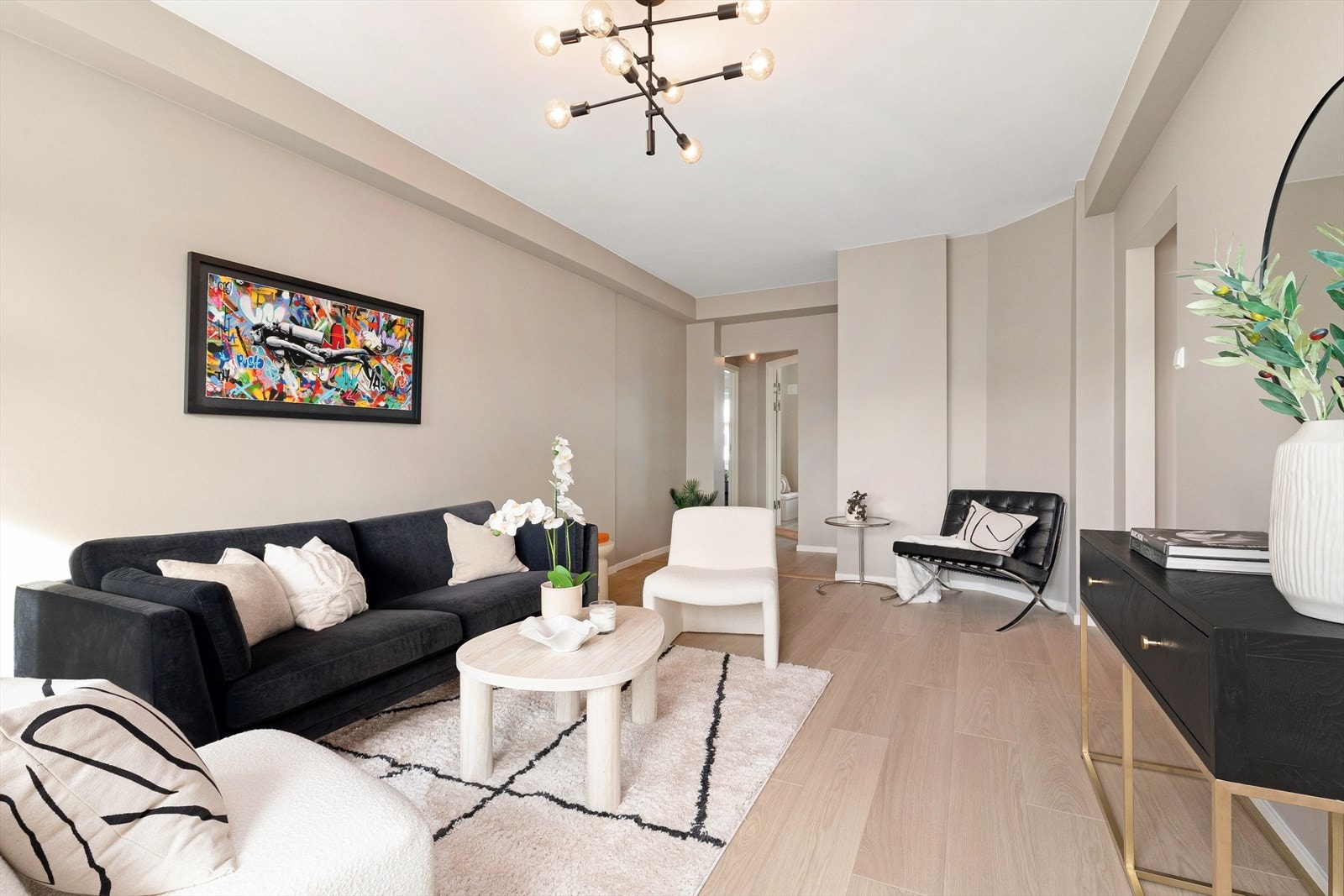 Hyggelig stue som er et fint samlingspunkt. Galleribilde