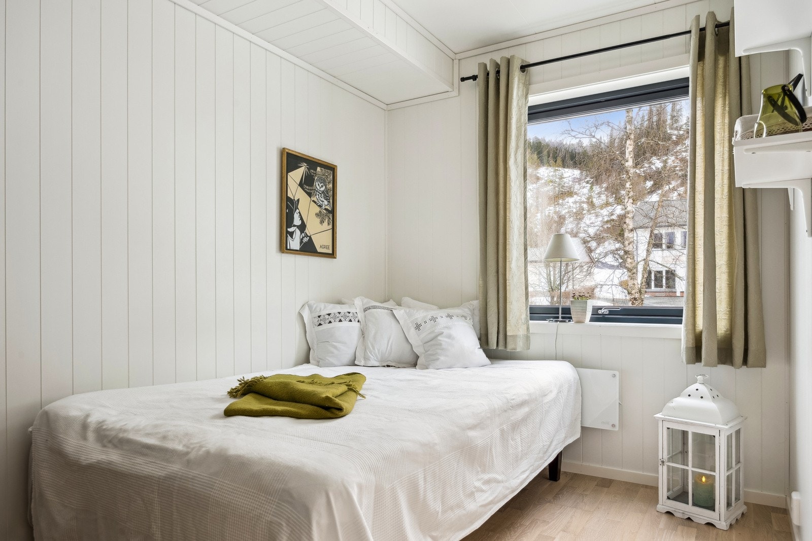 Soverommet er på 7,5 kvm. Galleribilde