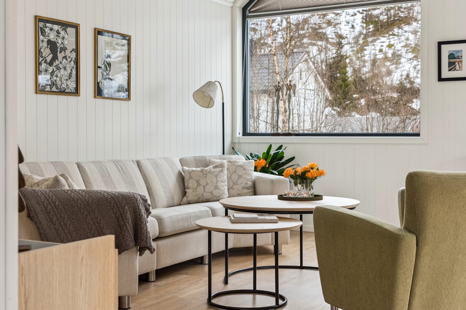 Mulighet for å skape flere soner, som en lese- eller arbeidskrok. Galleribilde