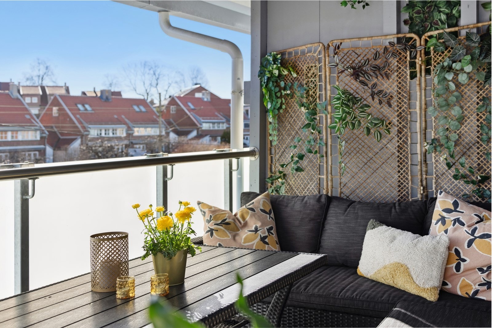 Sett ut varmelampe, så kan denne benyttes store deler av året. Galleribilde