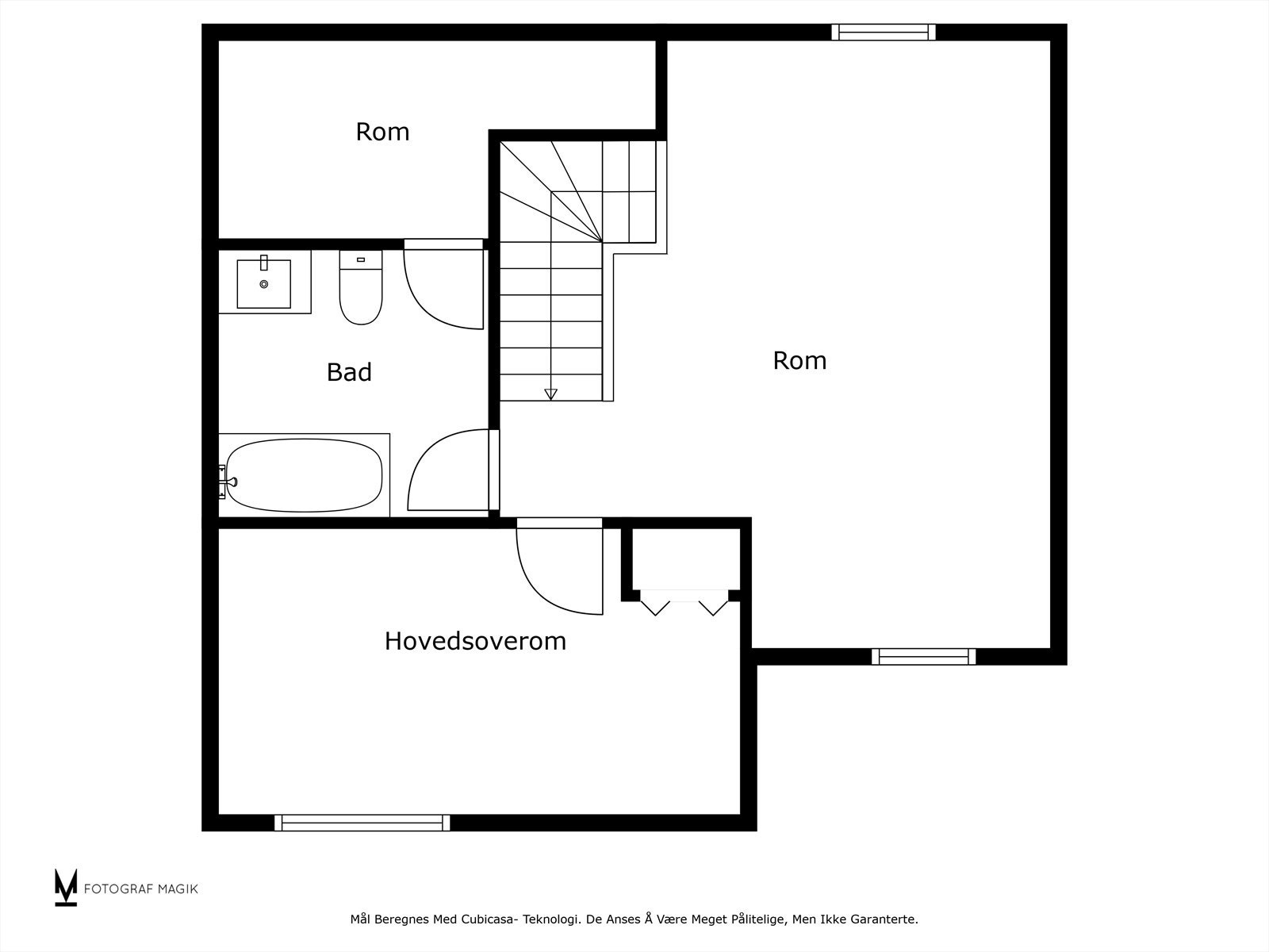 Plantegning - andre plan. Galleribilde