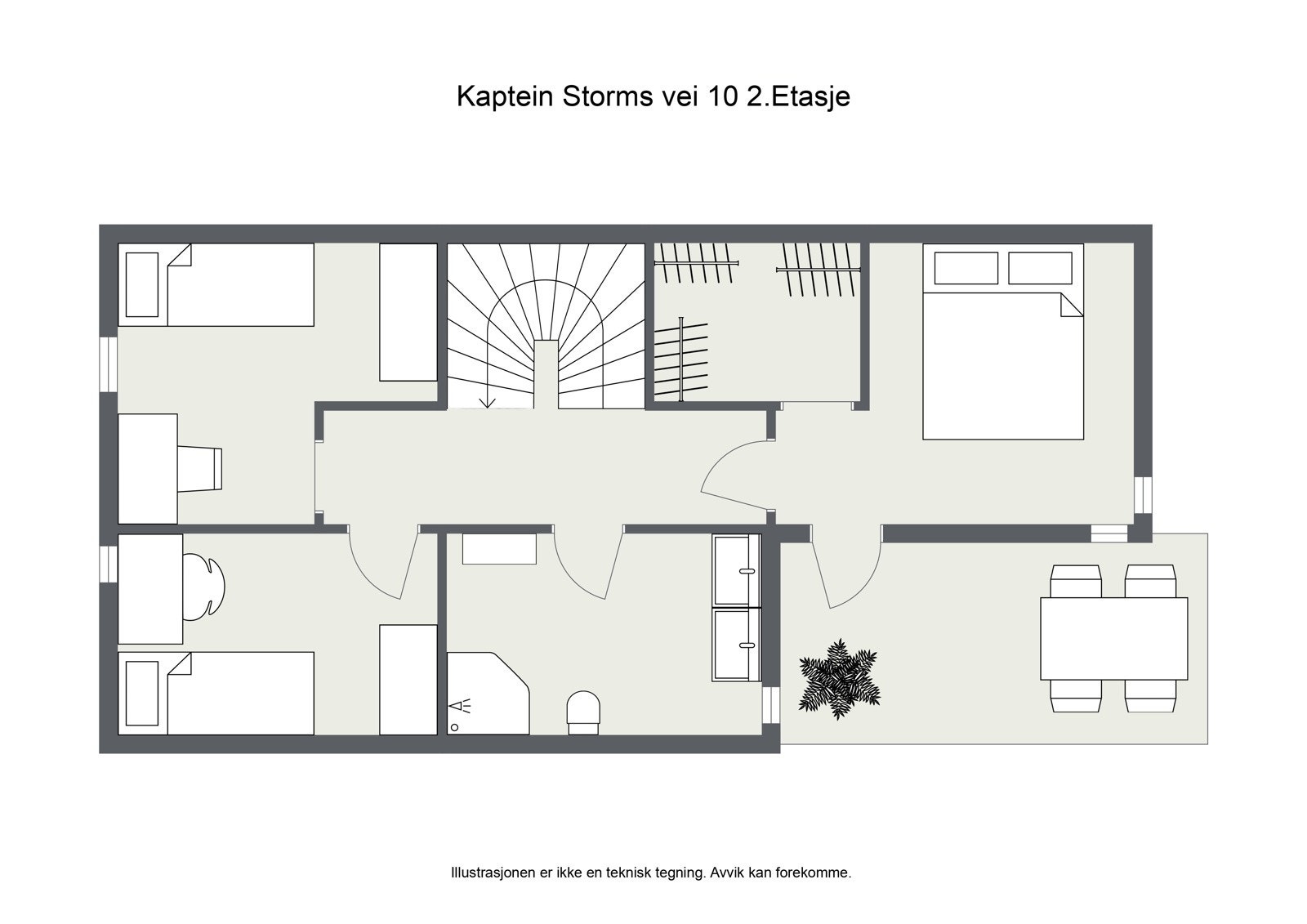Plantegning 2.etasje. Galleribilde