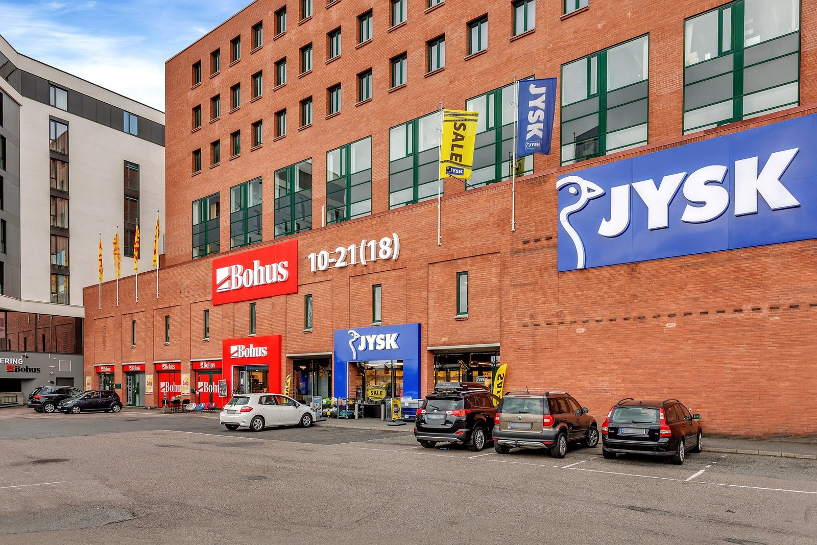 I nærheten finner man blant annet Jysk. Galleribilde