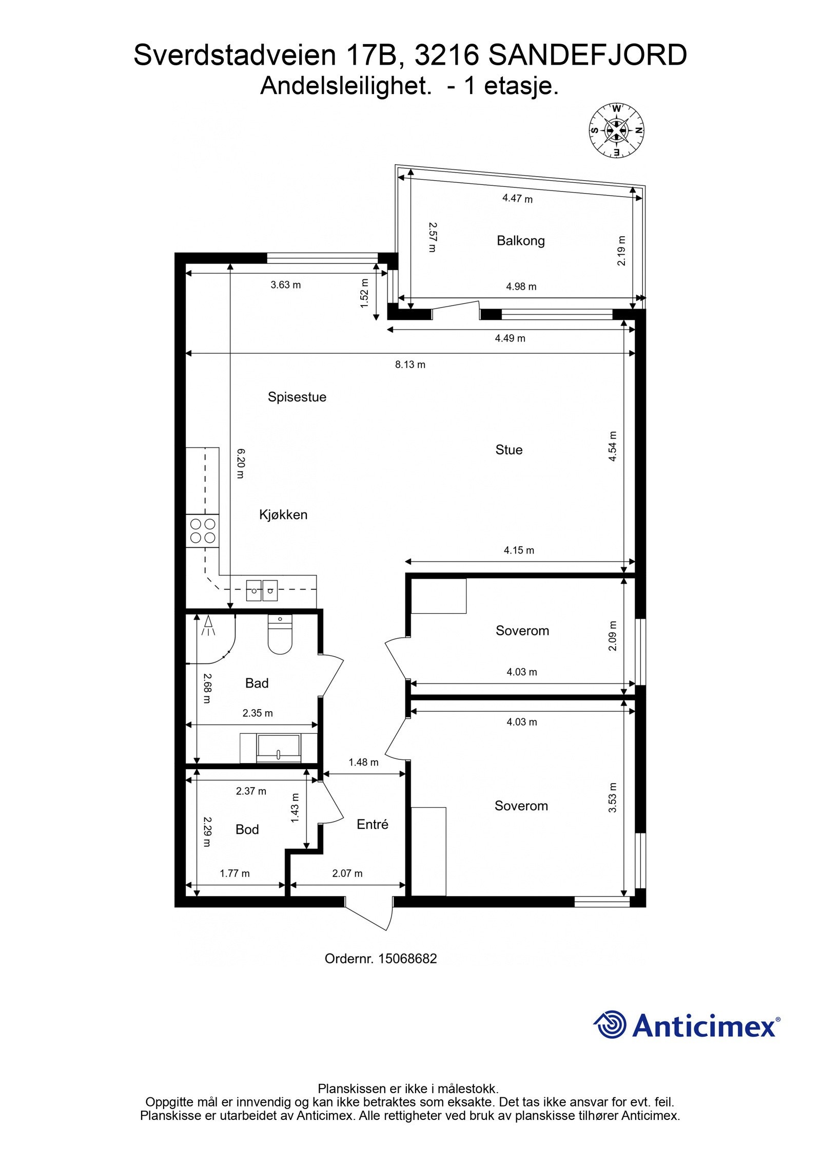 Plantegning 1.etasje Galleribilde