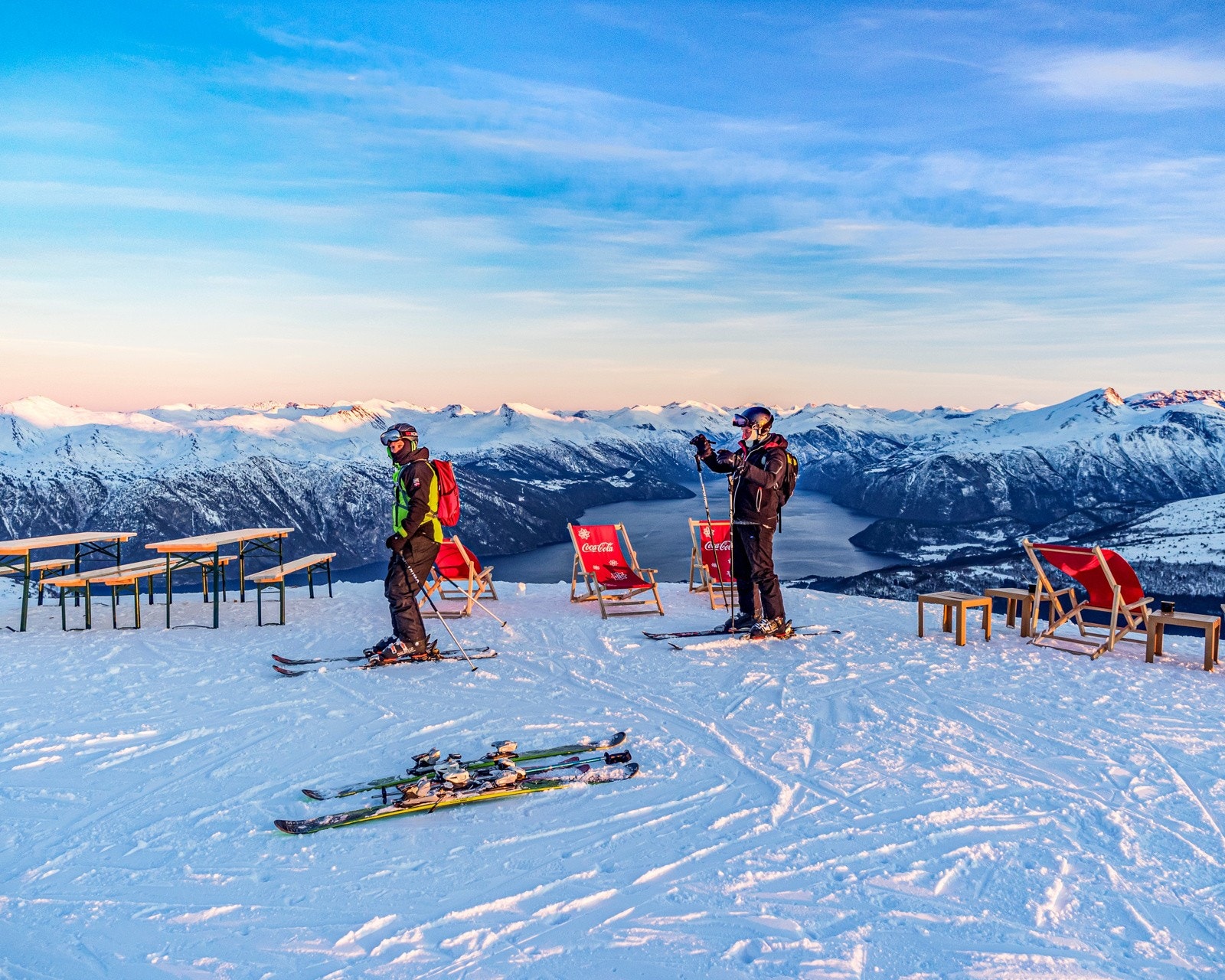 Har kan man bygge seg hytte midt i skieldoradoet. Galleribilde