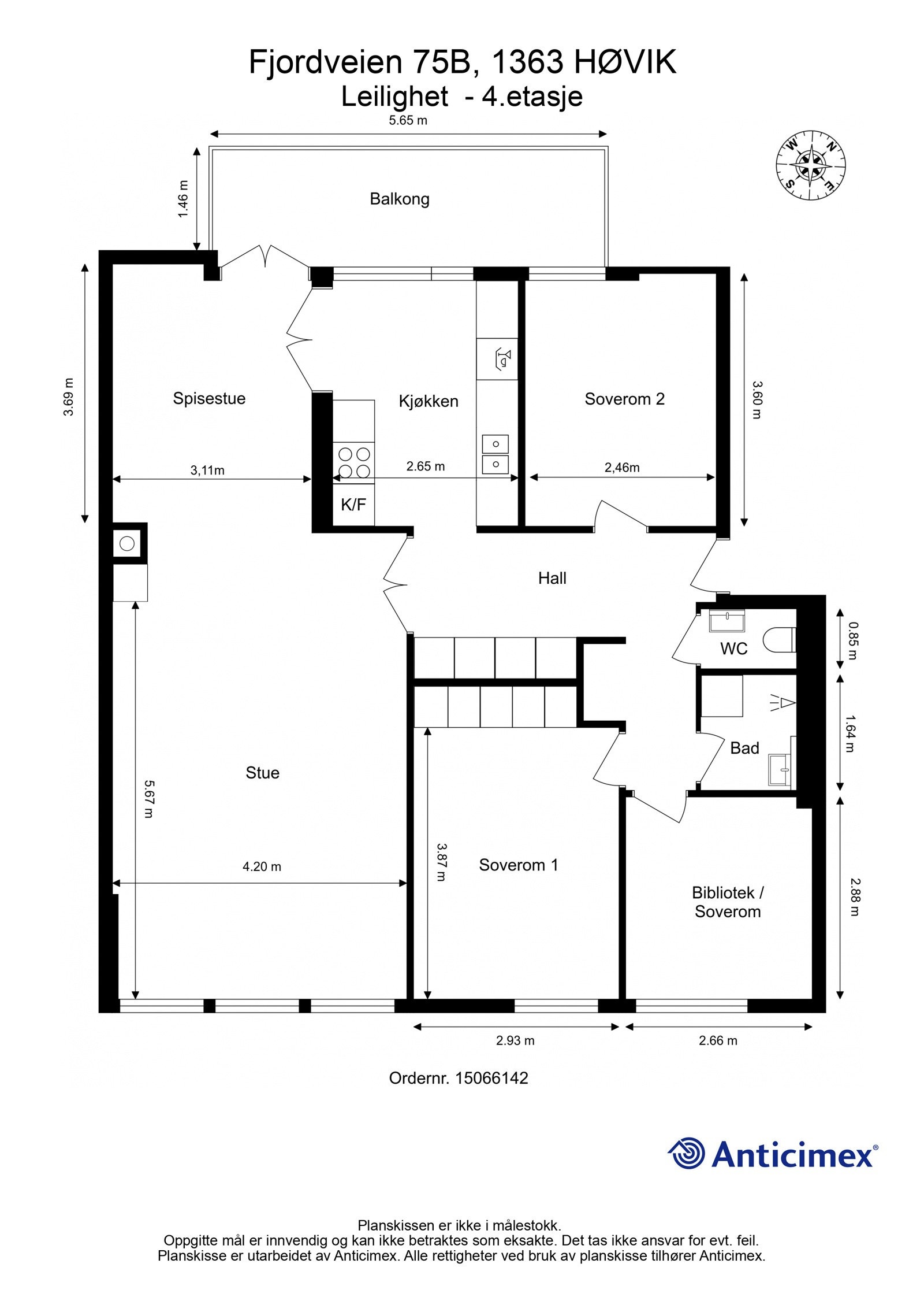 Plantegning Galleribilde