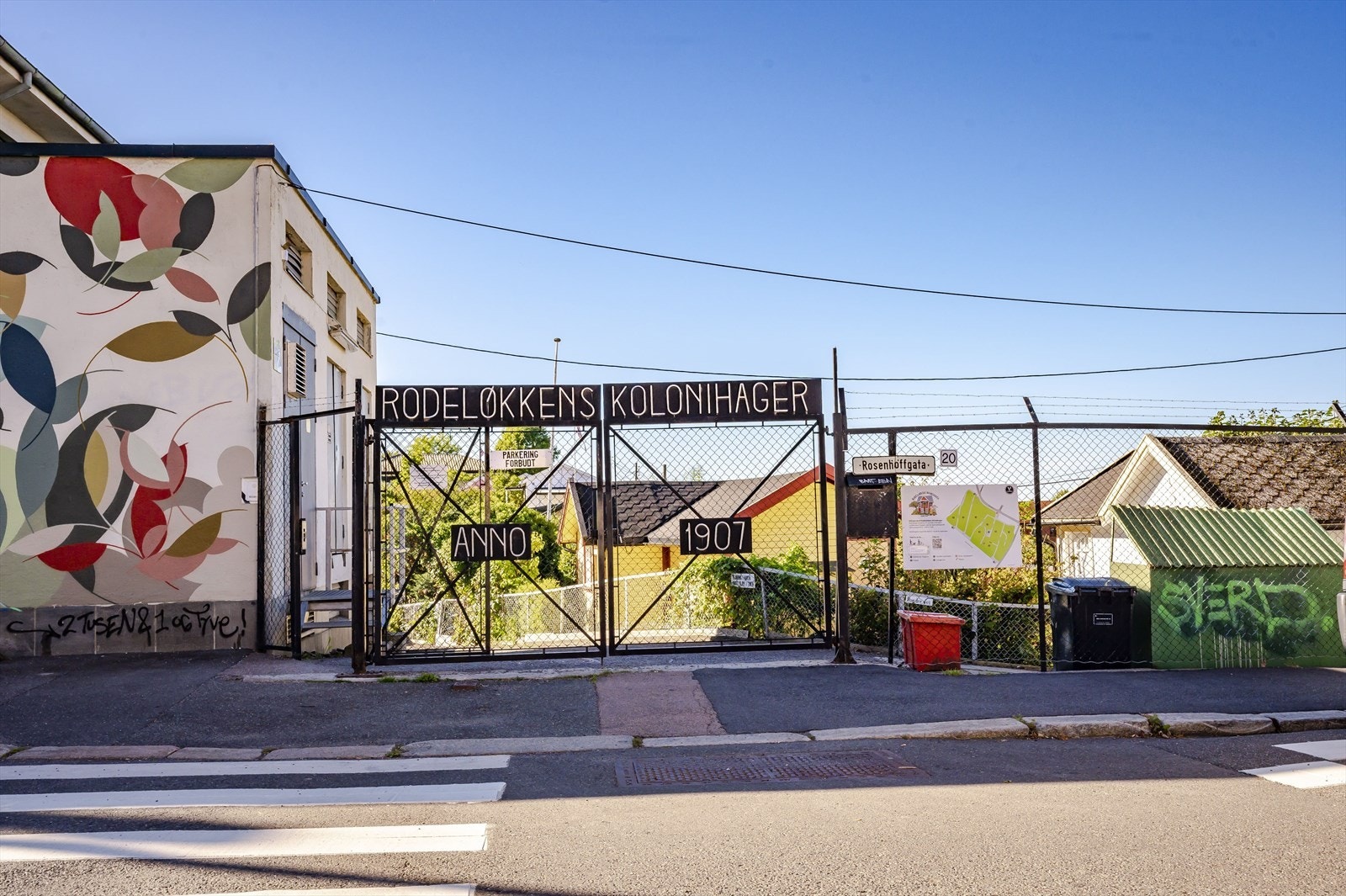 Nærområdet - Nabolaget er kjent for hyggelige smågater og kolonihagen på Rodeløkka. Galleribilde