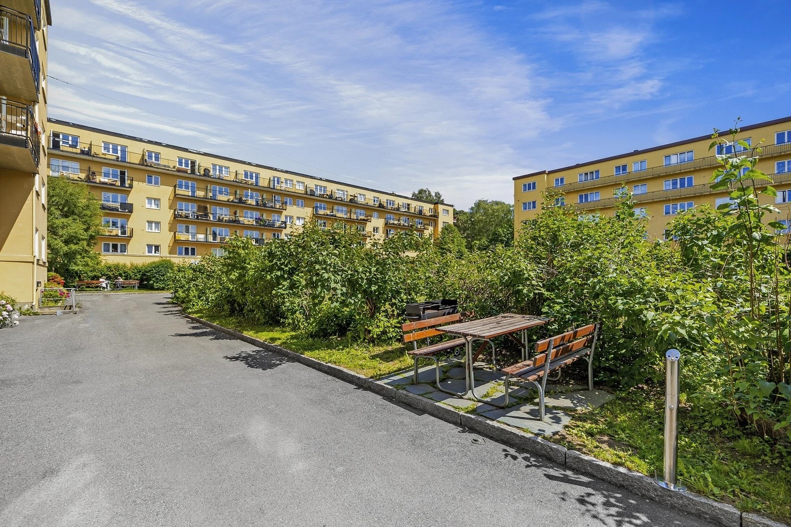 Borettslaget har flotte og forsseggjorte uteområder. Galleribilde