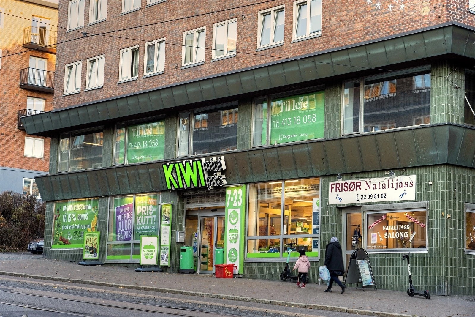 Nærområdet - Enkel hverdagshandel på Kiwi Sinsen, beliggende i umiddelbar nærhet. Galleribilde