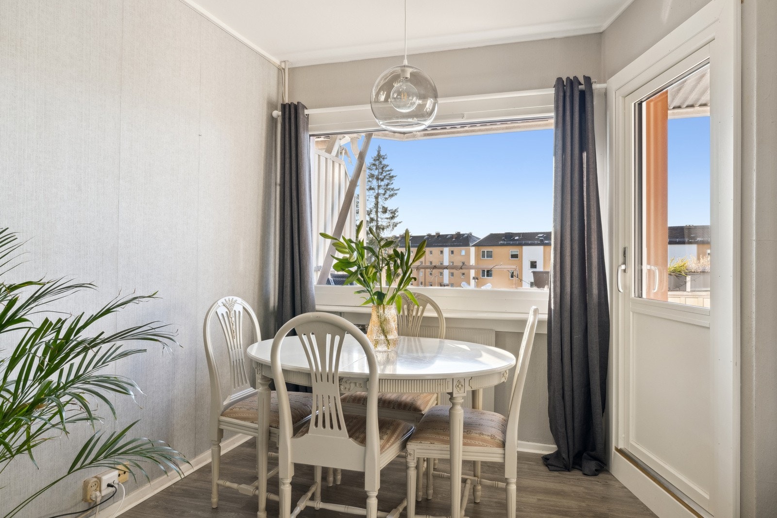 Koslig område for spisestue Galleribilde