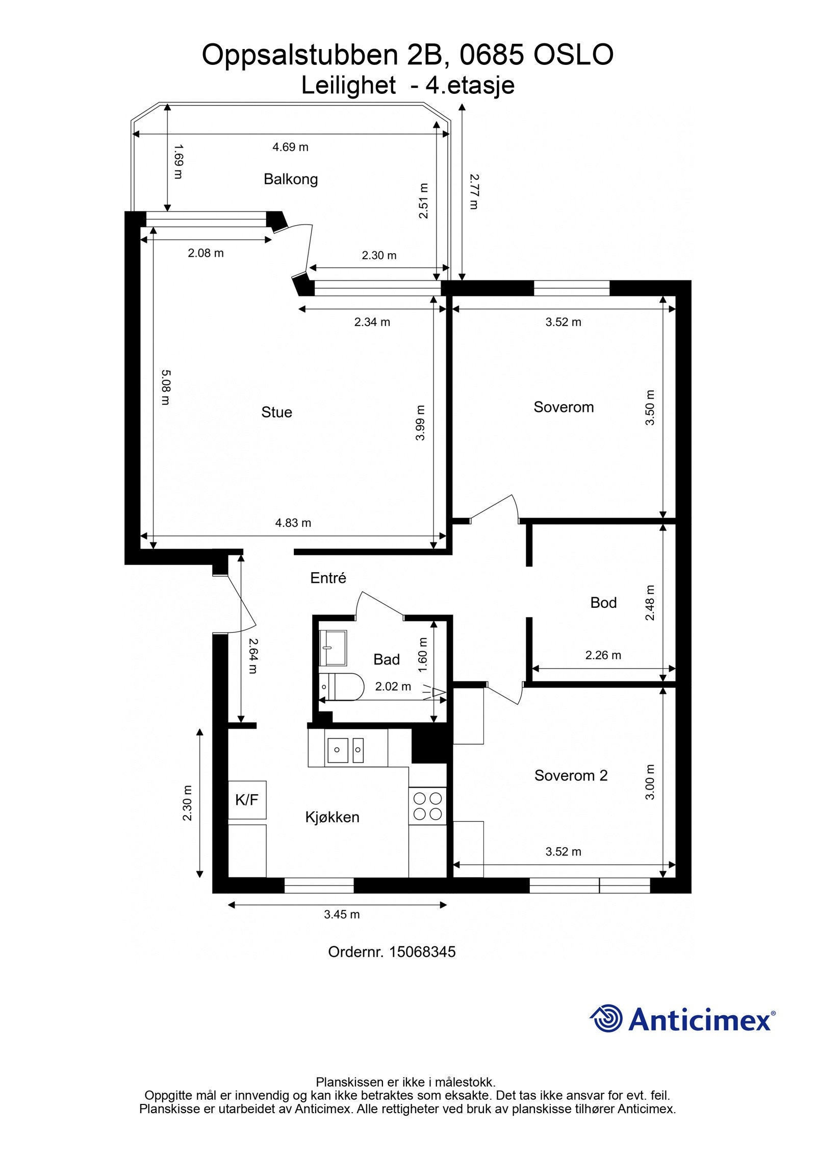 Plantegning Galleribilde