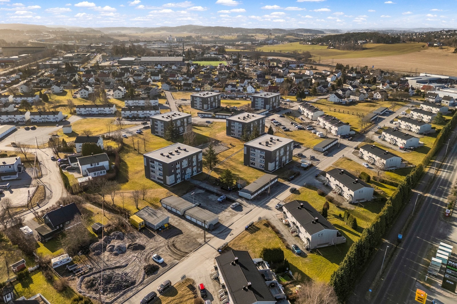 Dronefoto Galleribilde