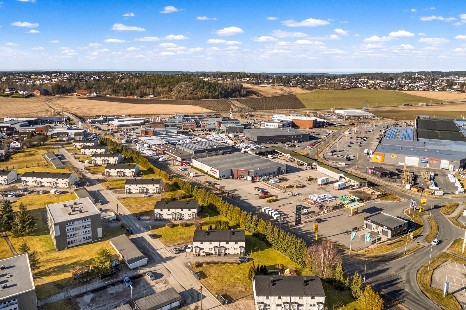 Dronefoto Galleribilde