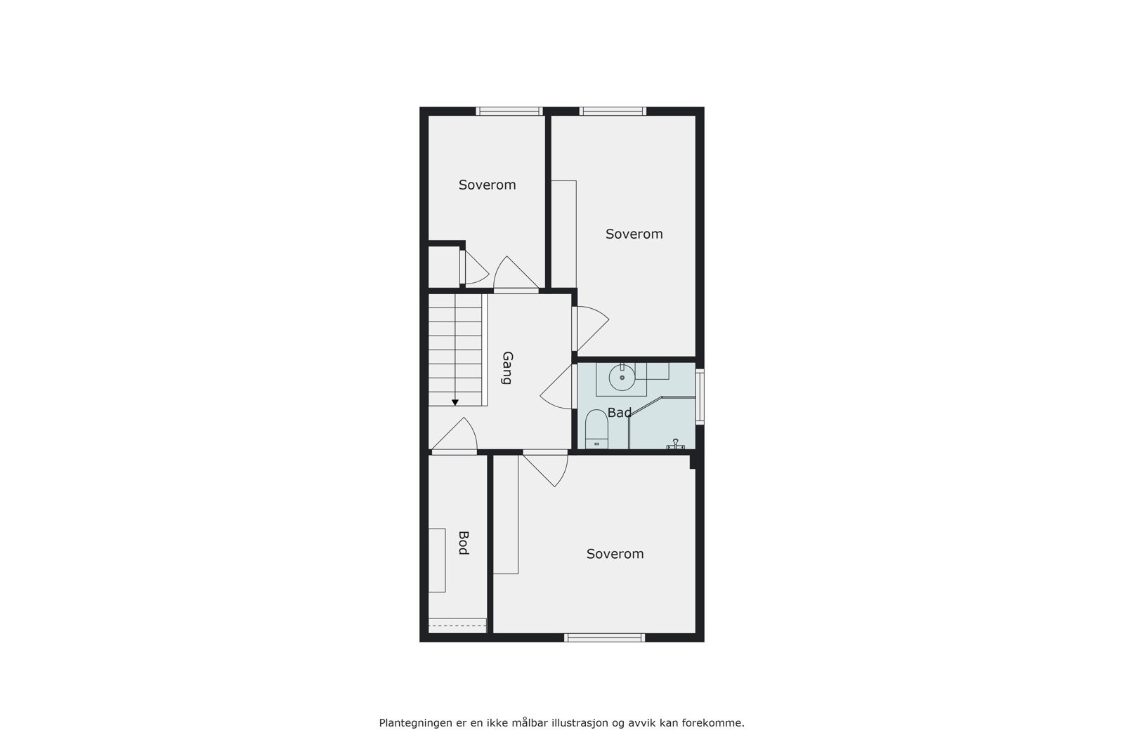Plantegning Galleribilde