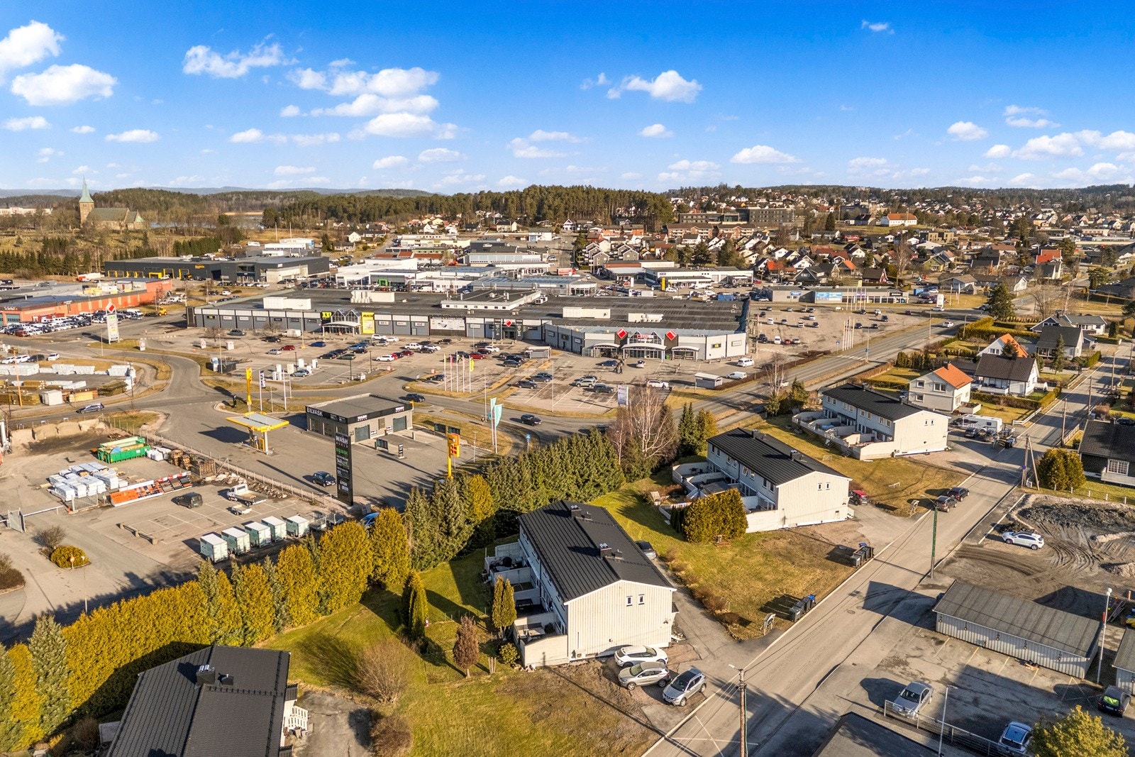 Dronefoto Galleribilde
