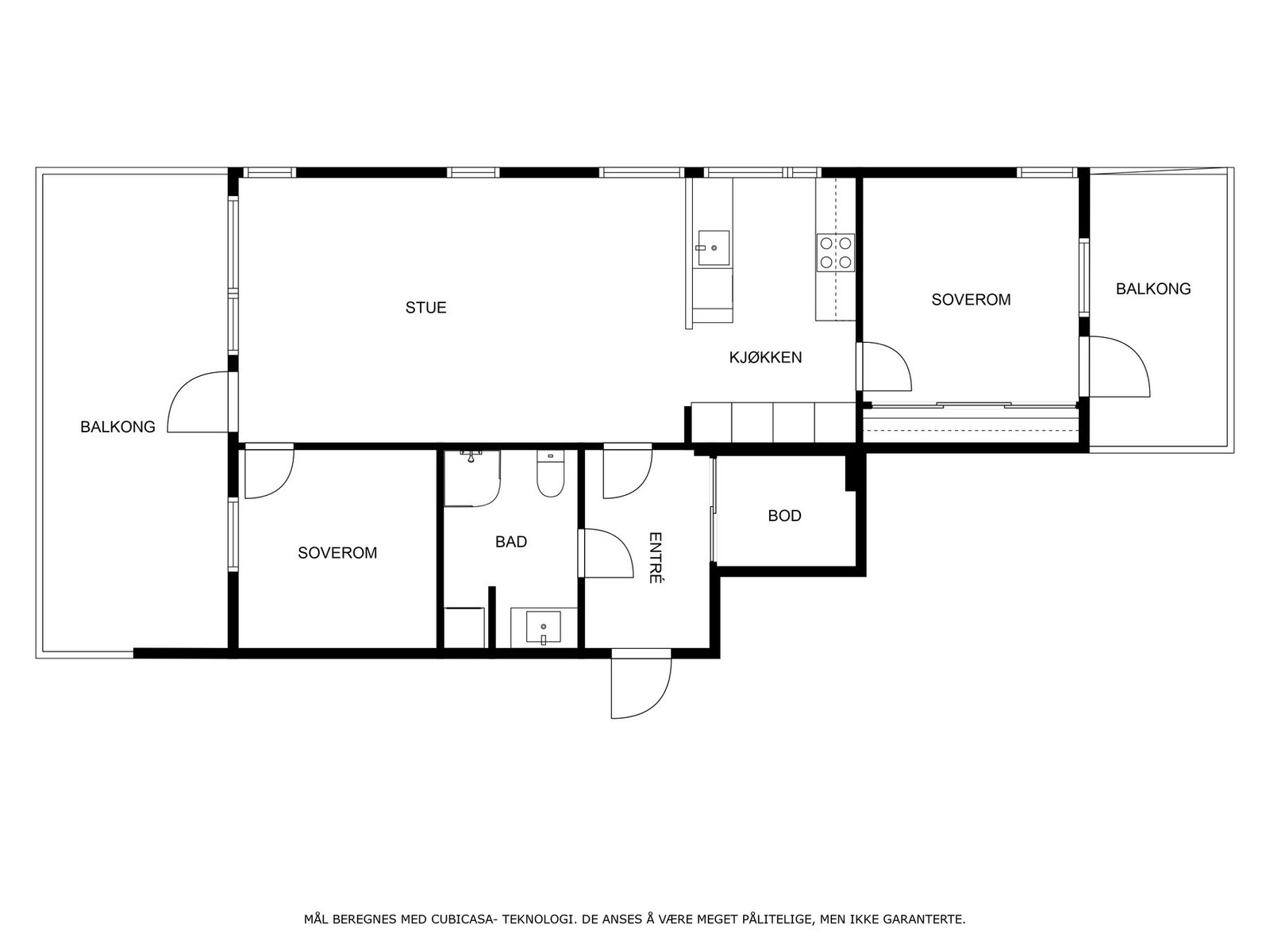Plantegning - Ikke målbar. Galleribilde