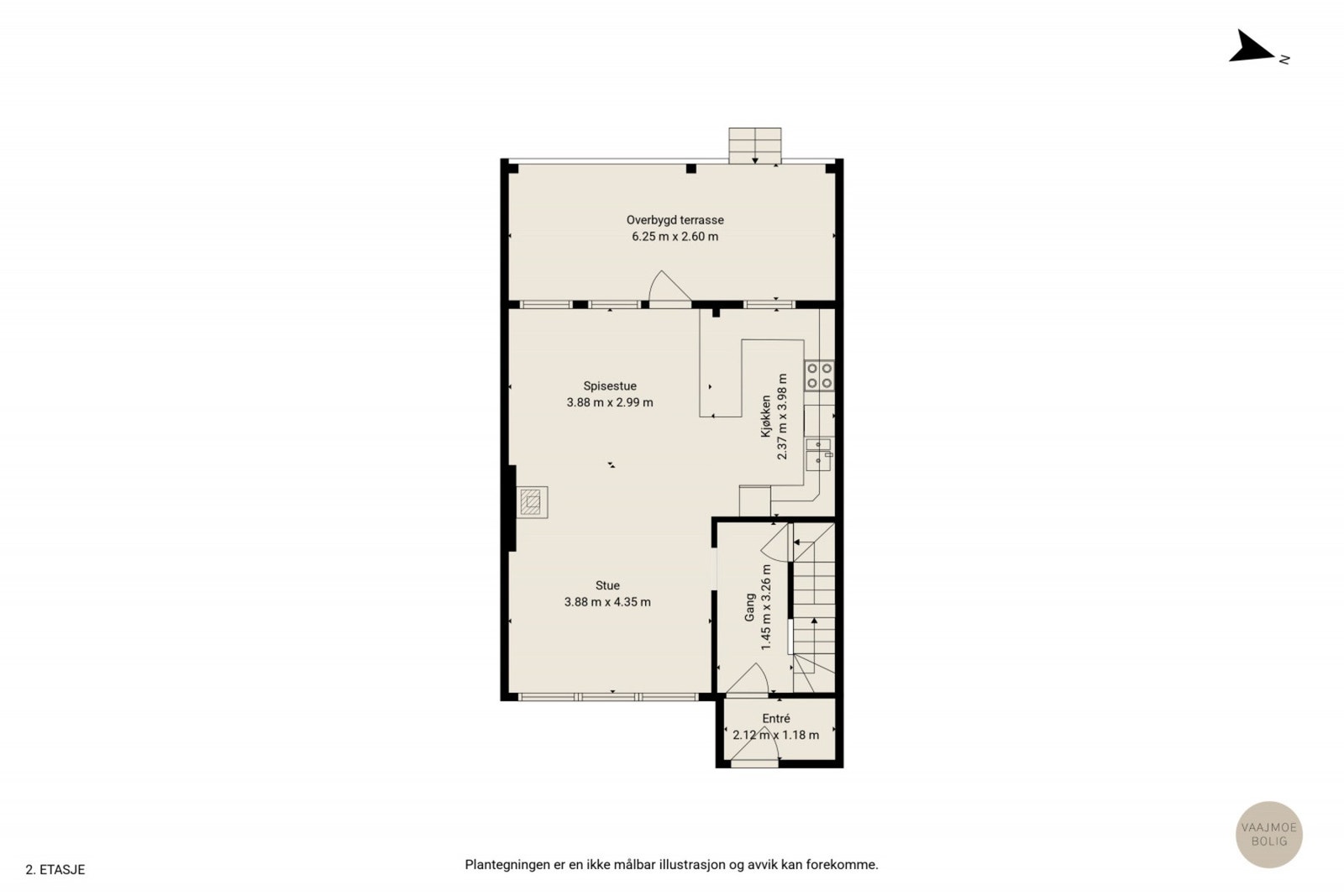 Gjør deg kjent med boligens planløsning Galleribilde