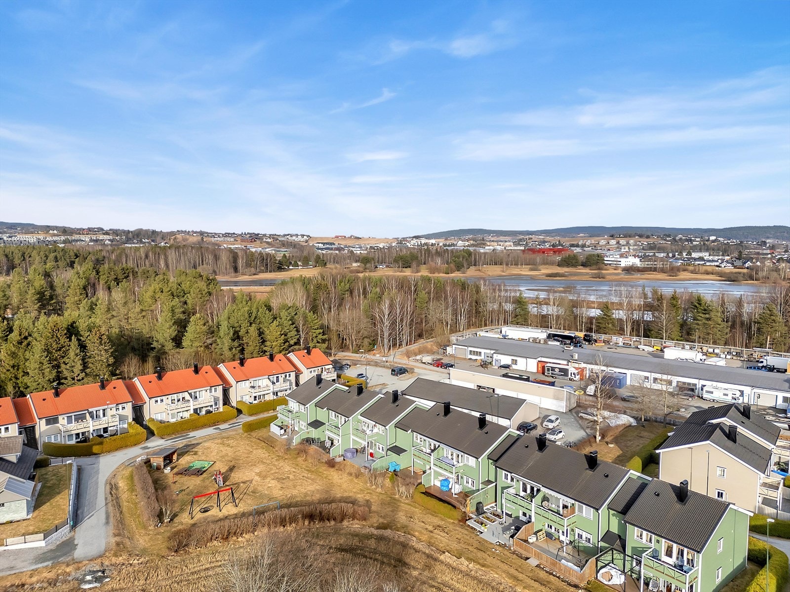 Dronebilde Galleribilde