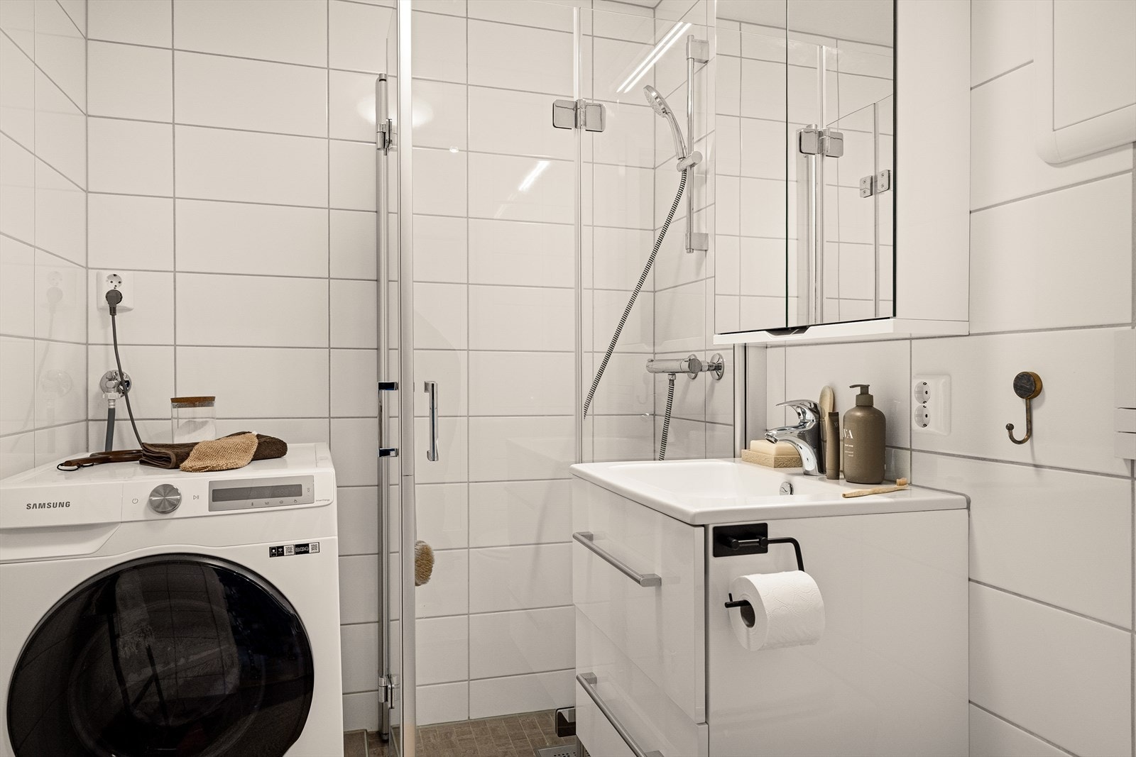 Badet er helfliset og ble oppgradert i 2019. Galleribilde