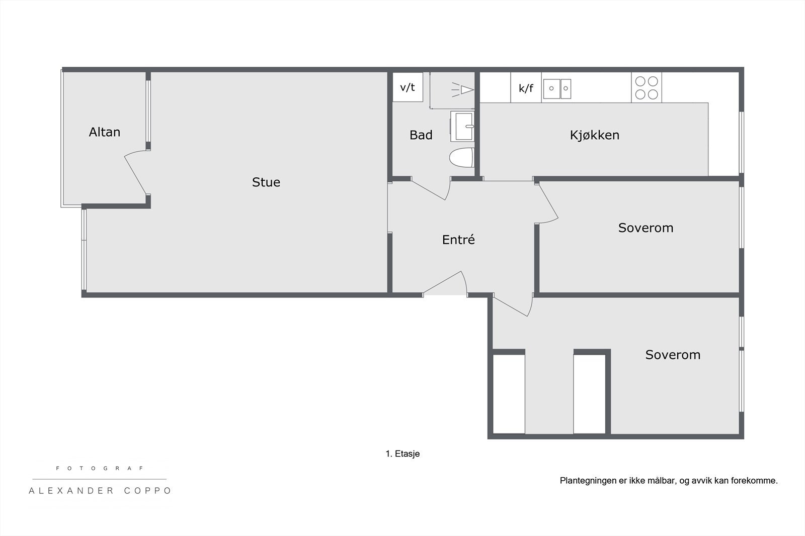 Plantegning Galleribilde