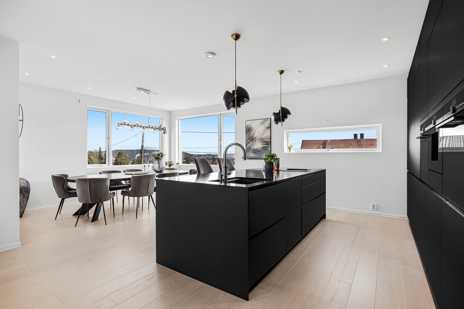 Her har du god kontakt med middagsgjestene. Galleribilde