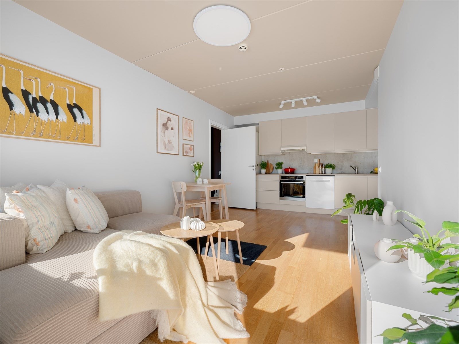 - De fleste taklamper er byttet ut med moderne led - Galleribilde