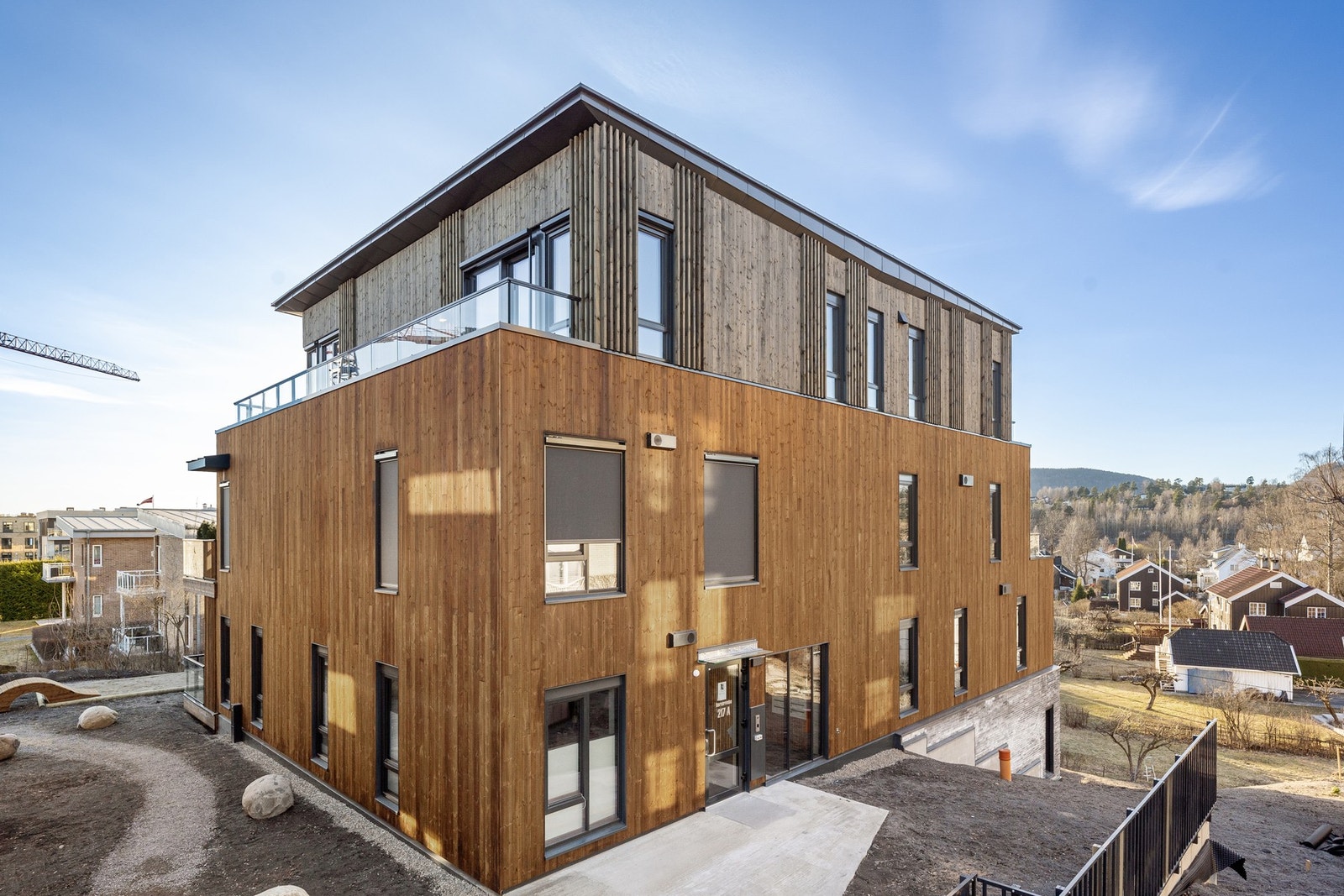 Et påkostet bygg fra Gjelsten Bolig. Galleribilde