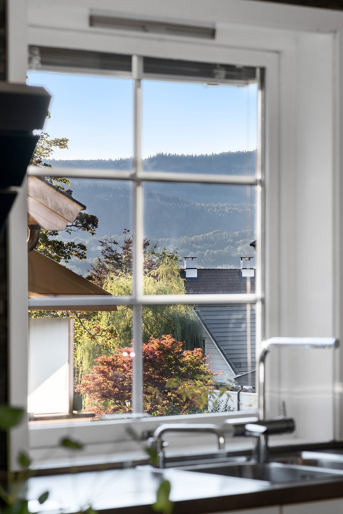 Utsikt fra kjøkkenvindu Galleribilde