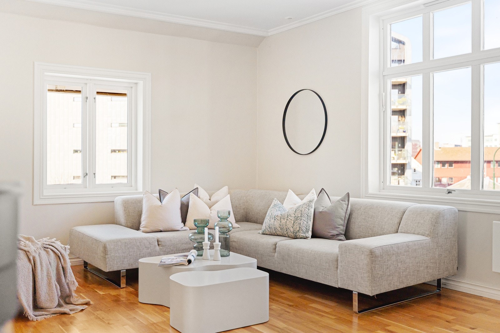 Man kan enkelt innrede til koselig sofa/tv-krok. Galleribilde