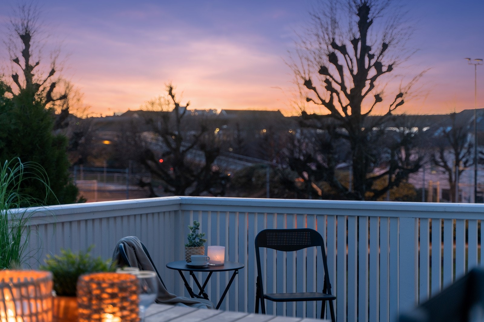 Kveldsbilde - Balkong Galleribilde