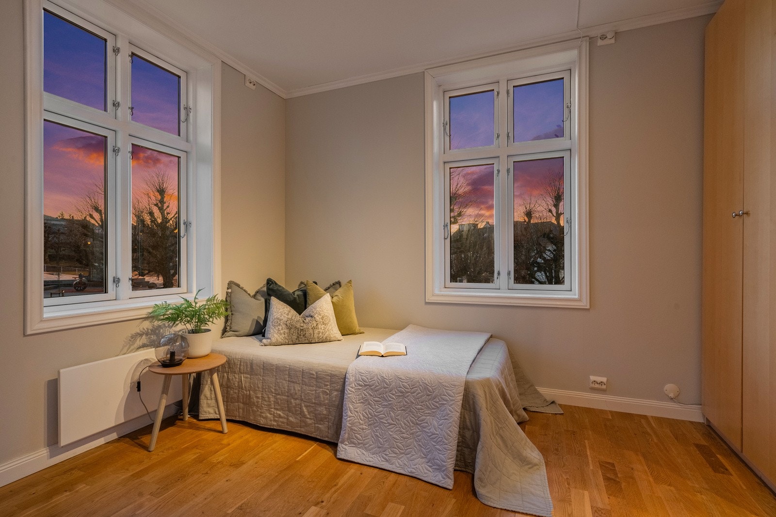 Kveldsbilde - Soverom Galleribilde