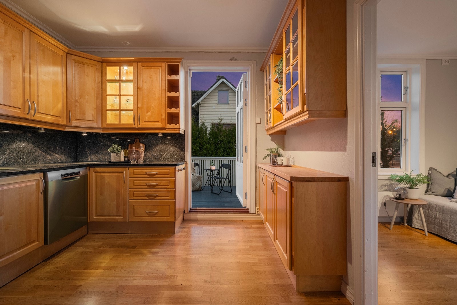 Kveldsbilde - Kjøkken Galleribilde