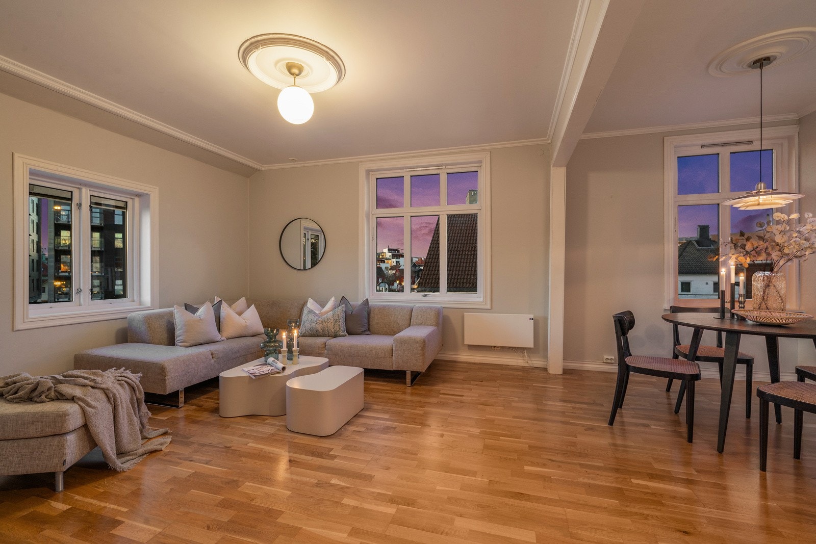 Kveldsbilde - Stue Galleribilde