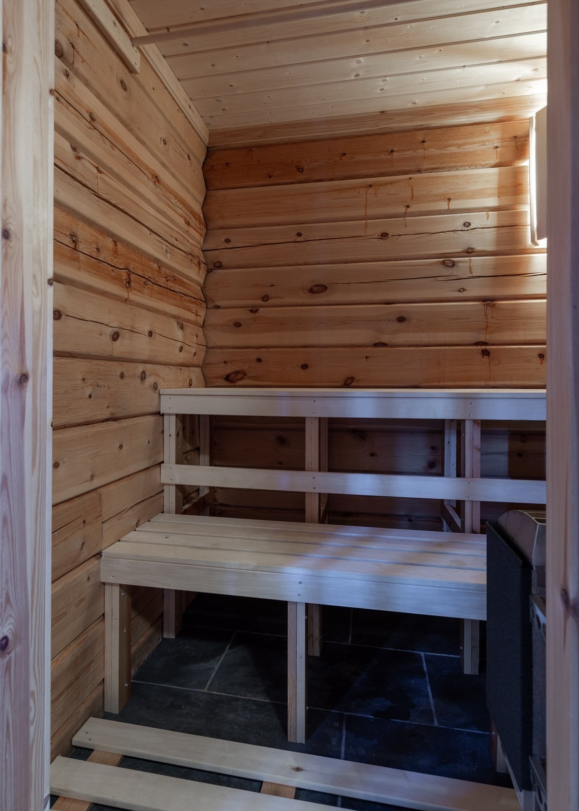 Herlig badstue tilknyttet badet. Galleribilde