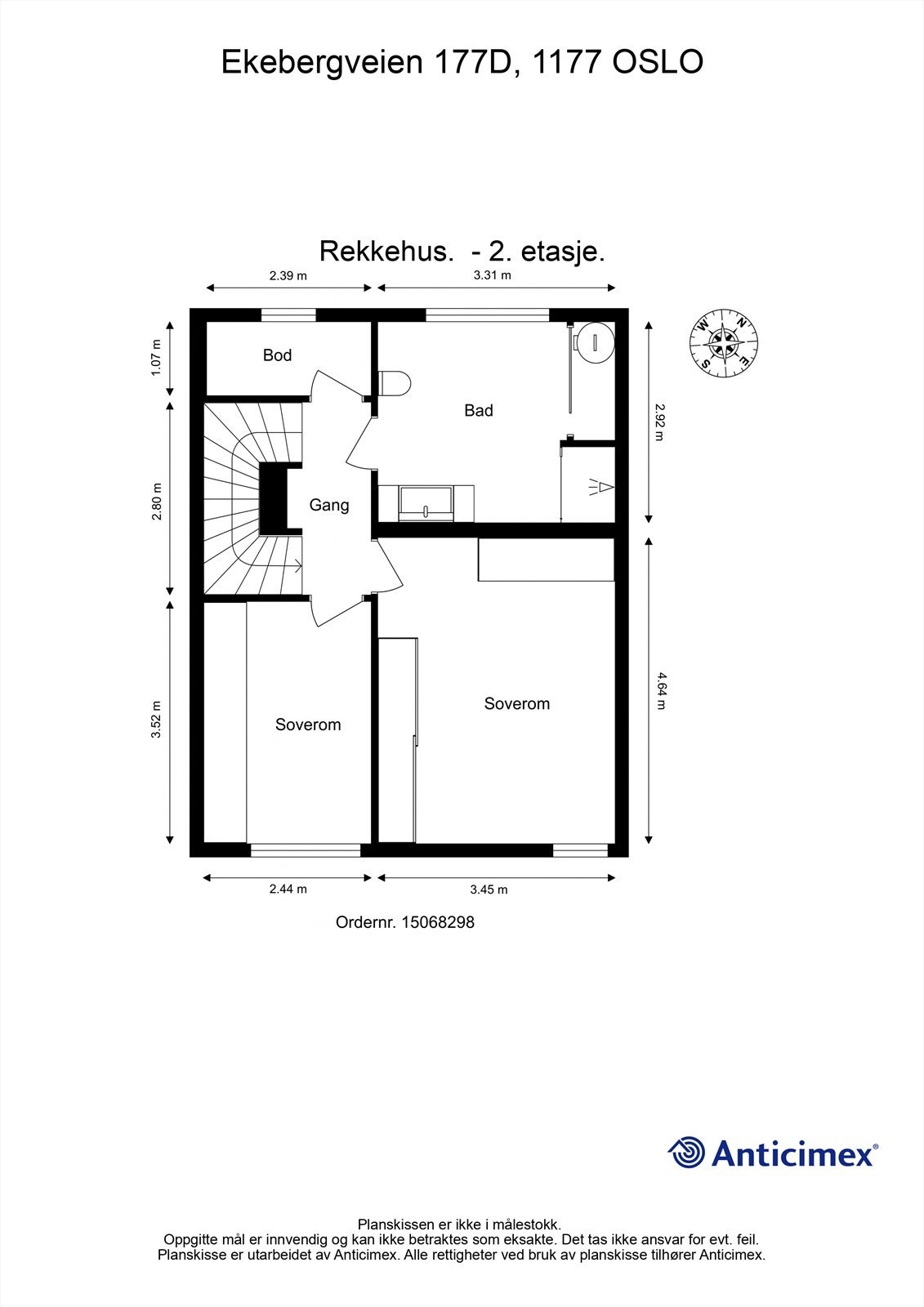 Plantegning 2. Etasje Galleribilde