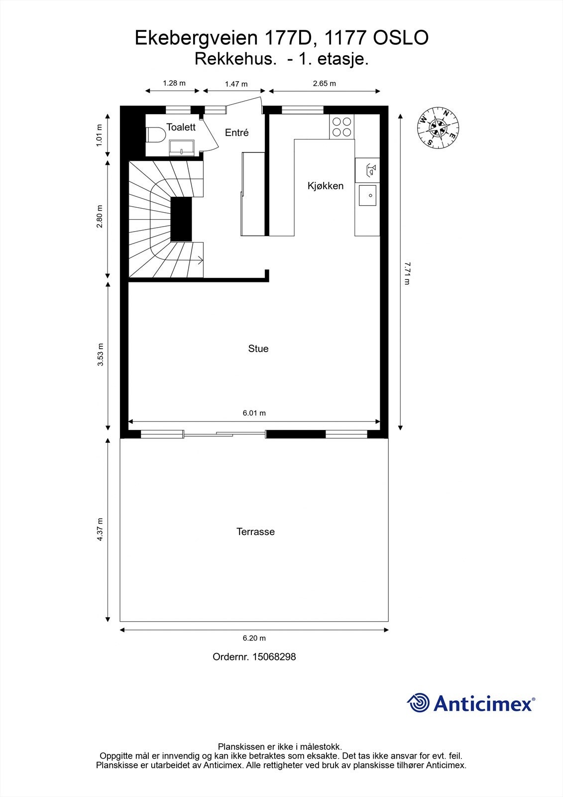 Plantegning 1. Etasje Galleribilde
