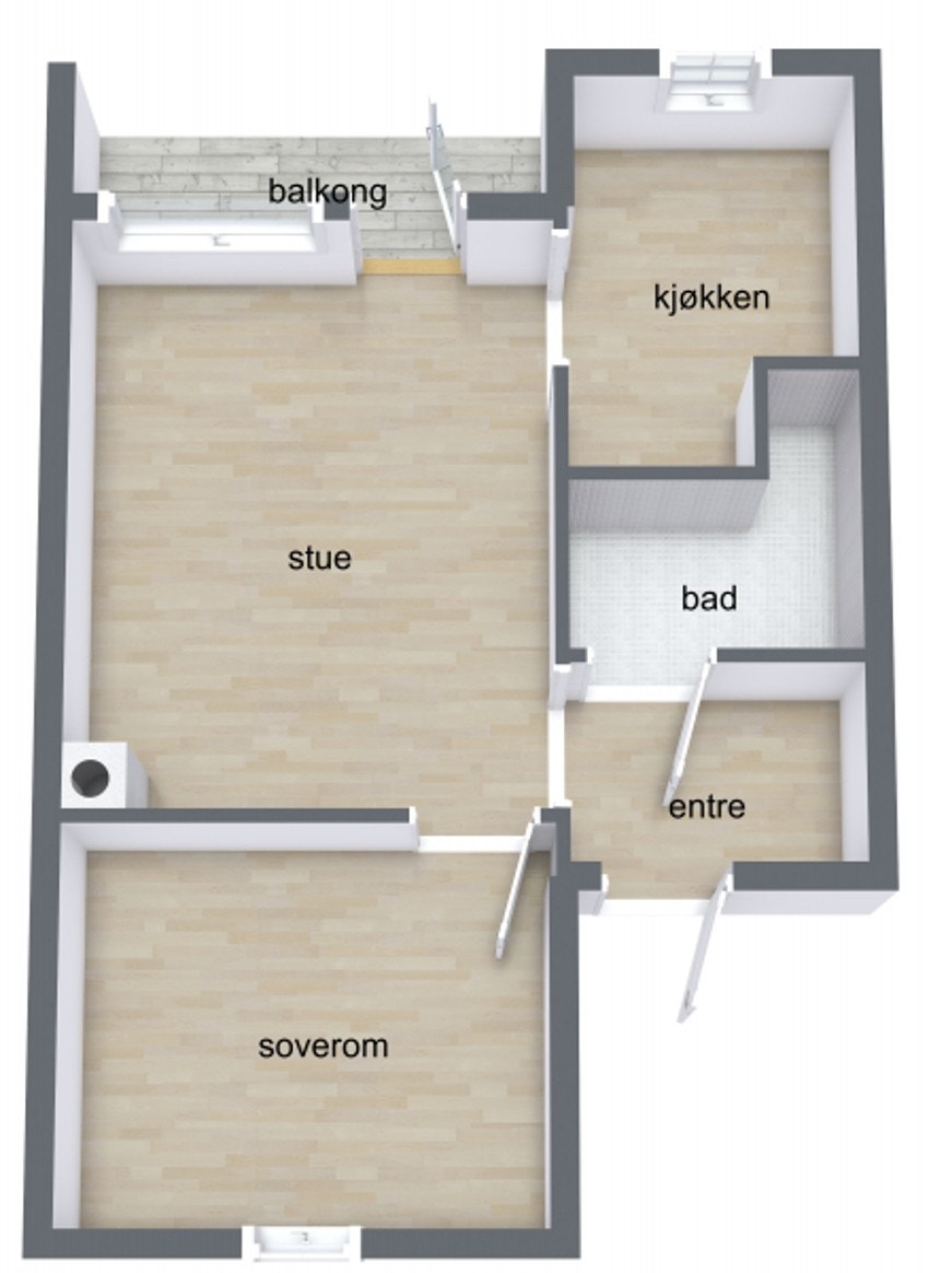 Planløsning. Galleribilde