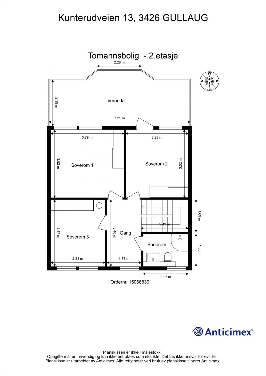 Plantegning - 2. etasje Galleribilde